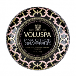 Mini alavinė žvakė Pink Citron Grapefruit Voluspa