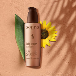 SPF20 Ap­saug­i­nis losjonas vei­dui ir kūnui/SPF20 protective fluid face and body Sothys